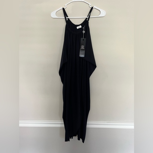 NEW MAGICSUIT Draped Swim Cover Up Dress Size: L - Picture 4 of 8